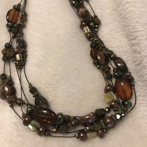 Beaded Coldwater Creek Necklace like new ❤️